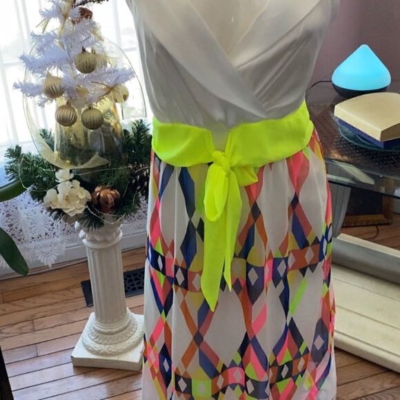 HERMOSA Europe abstract maxi dress Sz M - Picture 4 of 14